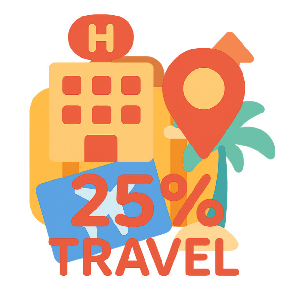 호텔스닷컴 25% 세일